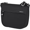 Samsonite Move 4.0 - Borsa a tracolla espandibile, 28 cm, 6,5/7,98 L, nero (nero)