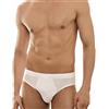 Liabel - 6 Slip Uomo 100% Cotone, Colore: Bianco, Taglia: 5