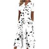 Cocila Prime Big Deal Days October 10-11 Vestiti Estivi Aderenti Donna Abito Estivo da Spiaggia Vestito Nero Donna Elegante Vestito Fiori di Ciliegio Abbigliamento Donna Offerte