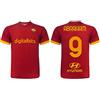 PIROIT OFFICIAL PRODUCT Maglia Abraham Roma 2022 Ufficiale Stagione 2021 2022 Adulto Ragazzo Bambino Abram 9 (M)