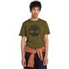 Timberland Kennebec River Tree Logo Short Sleeve Tee Dark Olive T-Shirt, Verde Oliva Scuro, L Uomo