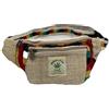 MIGURA Rastafari ri - Marsupio piccolo da uomo, donna, fatto a mano, canapa laterale, impermeabile, per riporre cellulare, borsa da viaggio, borsa da pesca, festa hippie etnica estate Himalaya Nepal,