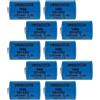 vhbw 10x pila cilindrica al litio ER14250 sostituisce 6135-99-770-2535, 6ES59800MA11 - Batterie speciali (1200mAh, 3,6V, Li-SOCl2)