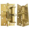 Heuskay 2 Cerniere a Molla Autoapribili da 10,2 cm, Cerniere a Chiusura Automatica, Oro