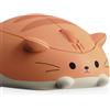 Akko Mouse da gioco wireless a tema gatto, 2,4 GHz con ricevitore USB, mouse ergonomico wireless, tracciamento ottico da 1200 DPI, mouse carini, compatibile con PC, Mac, laptop (Arancio Kate)