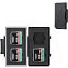 JJC 4 slot CF titolare della carta, impermeabile anti-shock compatto Flash Card Case Storage per Canon 400D 350D 50D 40D 30D 7D Mark II 7D 5DS R 5D Mark IV III II 1D Mark II Nikon D810 D800