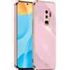 HONLEN Custodia per Samsung Galaxy S9 Plus (6.2 Inches), Cover Morbida in Silicone TPU, Design del Telaio Galvanico - Viola