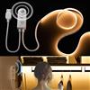 PAUTIX USB Striscia LED COB 2 Metri con Sensore di Movimento 2 Modalità,5V Dimmerabile LED Strisce Bianco Caldo 2700K,640LED,CRI90+,Montion Sensor COB LED Strip per Sottopensile Cucina,Camera e TV