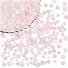 NBEADS 320pz 4 Stili Perle di Quarzo Rosa Naturale, 4 mm/6 mm/8 mm/10mm Perline di Pietra Rosa Rotonde Preziose Sciolte per La Creazione di Gioielli con Collana Bracciali, Foro: 1 mm
