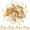 NBEADS 120pz 304 Barre A Scatto in Acciaio Inossidabile, Ciondolo Dorato Fermagli per Connettore Clip A Pizzico Ciondolo Penzolante per Gioielli Fai-da-Te Charms Craft Making