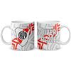 Mundo Avios Taza de cerámica River Plate, Argentina, CARP. Taza da caffè 11 oz., tazza in ceramica tripla AAA 11oz.