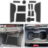 Tappetini Antiscivolo In Gomma YEE PIN Per Consolle Centrale Opel Mokka X (2017-2020), Set Portabicchieri E Vani Portaoggetti, Accessori Interni Auto - 2