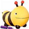 B. toys - Bouncy Boing! - Bizzi - Sdraietta ape cavalcabile - Giocattolo gonfiabile per animali - Salterello gonfiabile per bambini, ragazzi e bambini - Saltare e rimbalzare - Pompa dell'aria inclusa