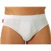 Liabel, 12 Paia di Slip Uomo in 100% Cotone. (7, Bianco)