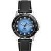 Fossil Orologio Uomo FOSSIL BLUE FS5960 Pelle Nero Blu Sub 100mt