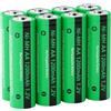 PKCELL Batterie AA NIMH ricaricabili, 1200 mAh, 1,2 V, precaricate per lampade solari, 8 pezzi