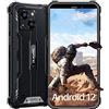 OUKITEL Rugged Smartphone 2022 WP20 PRO Android 12 4GB+64GB Octa-Core Telefono Indistruttibile 5.93 HD+ 6300mAh Smartphone Impermeabile IP68 20MP Camera Impronte Digitali/Face ID/OTG/NFC