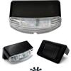Avilia Set 2 Faretti LED Solari da Muro 4000K - Illuminazione Esterna per Muretto e Gradino, 5LM, Batteria 500mAh, Facile Installazione