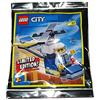 Blue Ocean LEGO City Poliziotto Minifigure & Elicottero Foil Pack Set 952101 (Bagged)