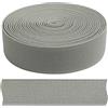 Aerzetix - C67750 - Nastro/Banda Elastica Piatta Intrecciato 3 Metri - Larghezza 20mm - Colore Grigio