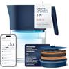 LARQ PureVis 3-in-1 Caraffa Filtrante | Purificazione UV | Monitoraggio Idratazione App | Riduce PFAS, Cloro, Calcare & Piombo | 1,9 L | Garanzia 2 Anni