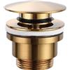 IMEX Rubinetteria IMEX - Piletta click clack ORO SPAZZOLATO - VCC014
