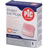 pic solution Pic Tappi Auricolari in Silicone 6 pz per le orecchie