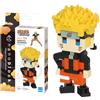 nanoblock Bandai - Nanoblock - Naruto Uzumaki - Mini statuina in mattoncini - Gioco di costruzione - Kit per il montaggio di personaggi manga pixel - NBCC134