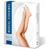 GLORIA MED SpA Gloriamed Soft 141 Gambaletto Lungo Beige Misura Medium 1 Paio