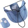 Generisch Cappello da baseball per cani, cappello da sole per cani, cappello da sole con fori per le orecchie, impermeabile, comodo, in tela, con cordino regolabile per tutte le stagioni, parco