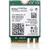 HighZer0 Electronics AX1675x Killer Series Upgraded WiFi 6E Adapter | Gaming WiFi Adapter | M.2 Wifi Card | 2.4 Gbps WiFi for PC | Supports Bluetooth 5.3 & Intel, AMD with Windows 10+, Linux (AX1675x)