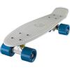 Ridge Skateboards 22 Mini Cruiser Skate Fosforescente, Blu, Bagliore, 55 cm