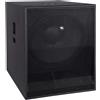 Proel S18A Subwoofer Attivo da 1200w picco classe D e 18p. 2 canali In Out, Nero