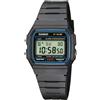 Casio Orologio Uomo Casio in Resina Classics Multifunzione F-91W-1YEG Nero