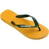 Havaianas Brasil Logo, Infradito Unisex - Adulto, Green/Green 01, 39/40 EU