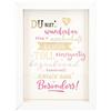 Depesche 11626-002 - Cornice portafoto con scritta in lingua inglese Love, 12 x 9 x 1 cm, colore: bianco, 10 x 9 x 1,9 cm