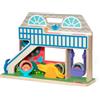 Melissa & Doug Go Tots - Cortile Scolastico in Legno con 3 Dischi, Giocattoli in Legno per Bambini Piccoli, Giocattoli per Lo Sviluppo del Bambino, 12 Mesi +, Regalo per Bambino e Bambina