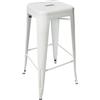 Kit Closet 5020519010 - Sgabello alto, metallo, colore bianco