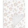 SUPERBE BEBE Copertina Neonato Invernale 75x100 - Coperta Pile Morbida Per Bambini In Cotone Oeko Tex - Coperta Culla Lettino 60x120 - Plaid, Pisolino, Scuola, Asilo Nido - Trapunta Leggera Lettino Con Sbarre