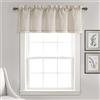 Lush Decor Rosalie Mantovana in finto lino avorio singolo 54x18+2