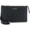 Calvin Klein Borsa a Tracolla Donna Ck Must Ew Xbody Mono Piccola, Nero (Black Mono), Taglia Unica