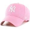 47 Brand Relaxed-Fit Cappellino per Bambini - Basic NY Yankees Rosa - Ki - Youth