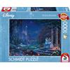 Schmidt Spiele Thomas Kinkade 58043-Puzzle da 1000 pezzi, motivo: Cenerentola Dancing in the Starlight, Disney, Cartone animato, Multicolore, 58043