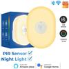 Tuya Luce Notturna a Presa Smart WiFi 2in1 con Sensore di Movimento PIR