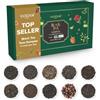 VAHDAM, Confezione Regalo con Assortimento di Tè Nero - Scatola per Infusione di (10 Gusti) con 10 Miscele di Nero in Foglie Sfuse | Confezioni Regalo Di Di per Donne e Uomini