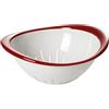 Omada Design Scolapasta in Plastica da 20,5 cm, Colapasta per Scolare Pasta, Verdure, Frutta, Lavabile in Lavastoviglie, Linea Trendy, Rosso/Bianco