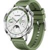 Huawei Watch GT 4 46Mm Argento (Cinturino Silicone Verde)