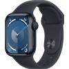 Apple Watch Series 9 41mm Nero (Cinturino Silicone Nero M/L)