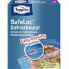 Toppits SafeLoc - Sacchetti per congelatore, con chiusura a doppia chiusura, 8 litri, 6 pezzi, colore: Trasparente