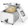Hendi Friggitrice Elettrica Profi Line Con Rubinetto Di Scarico - 8 L